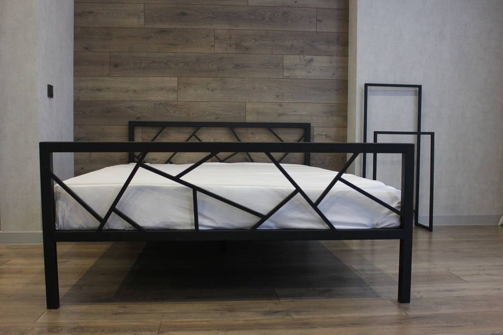 Двуспальная  Кровать Loft krovat темир крават metal kalavat Лофт