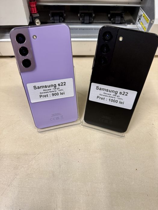 Samsung s22 / 128 gb / 100% baterie / garantie
