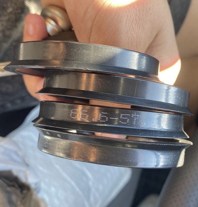 Ауди втулки за джанти от 66.6 към 57.1 А3 А4 А5 А6 5х112