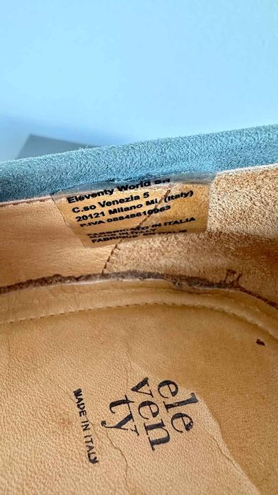 Замшевые лоферы ELEVENTY