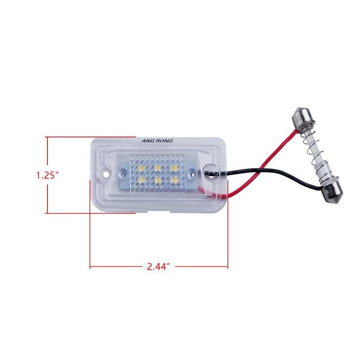 Плафони W203 / W209 / R230 LED за заден номер с директен монтаж