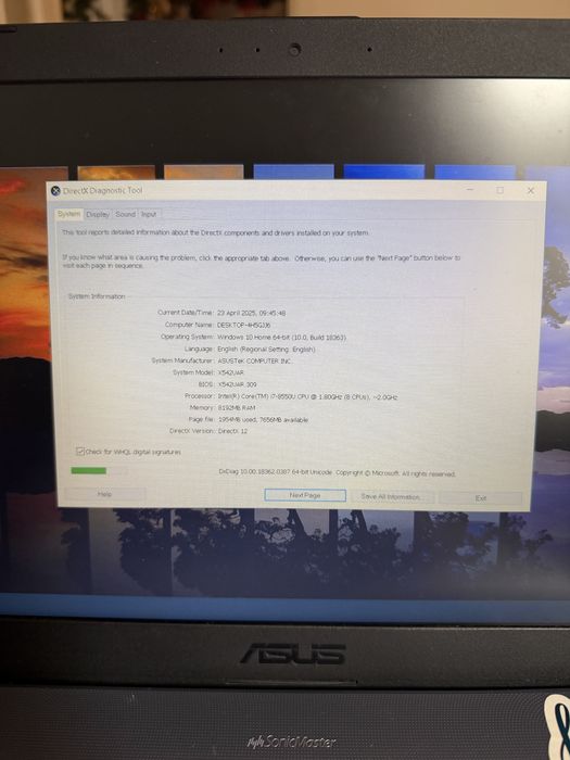 Laptop Asus VivoBook X54UA-DM524