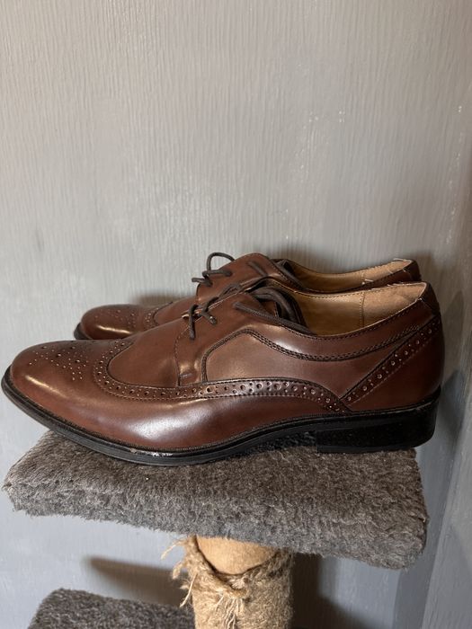 Мужские кожаные броги