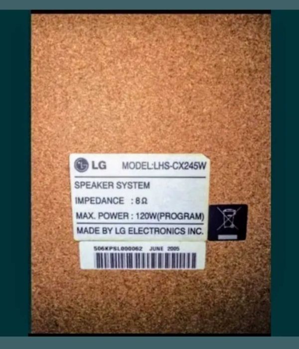 Sistem Home Cinema LG original 3în1