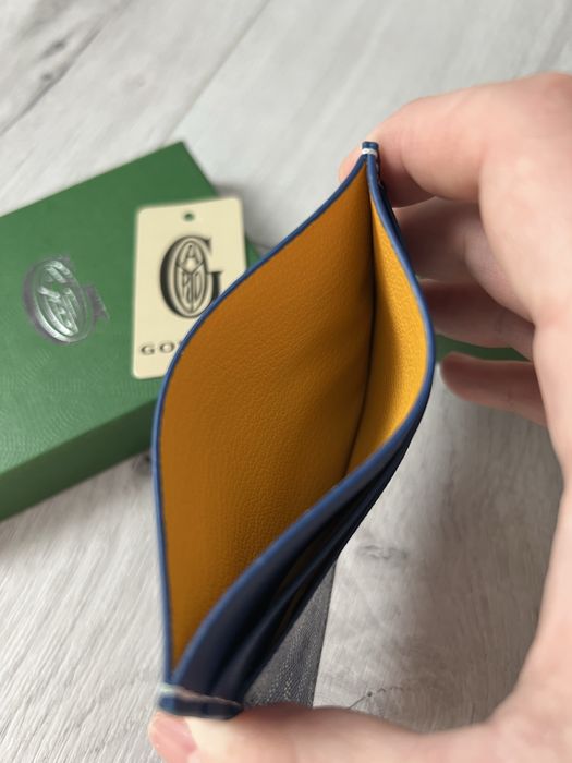 Cardholder Goyard Blue
