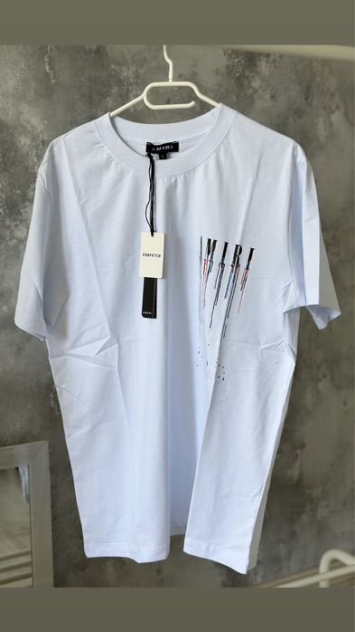 Tricou Amiri painted off white balenciaga trapstar