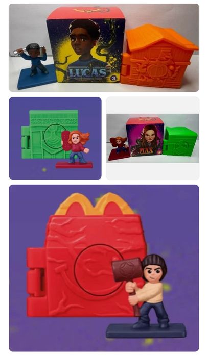 Пълен комплект 12 фигурки Stranger things от McDonald's