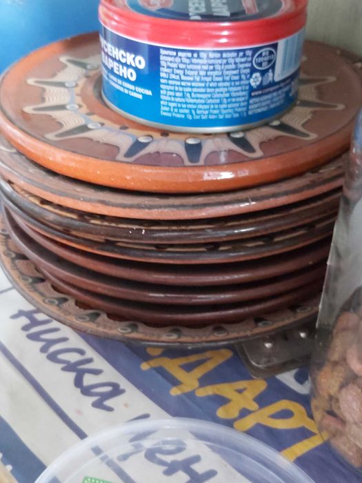 продавам изделия от керамика - чинии и купа - цена на бройка