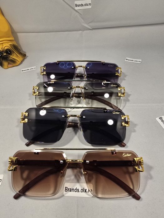 Ochelari de soare Cartier Leopard Green, made in Italy, pret per bucata