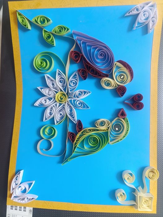 Kvilling qol ishi..Квиллинг ручная работа .