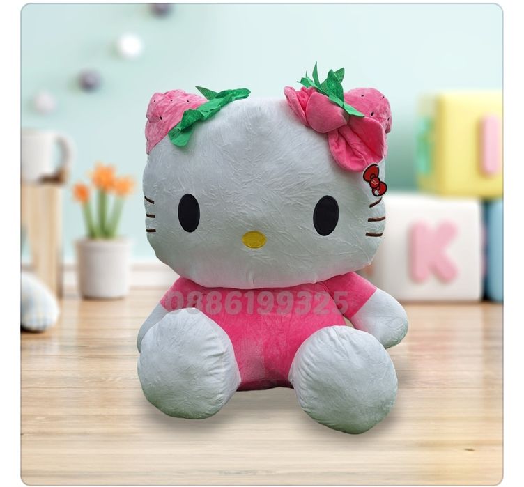 Плюшена играчка Hello Kitty 120см Плюшено коте Кити