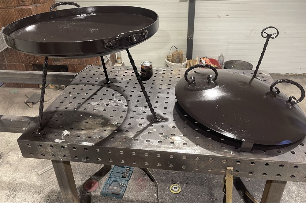 Disc 60 cm cu capac si picioare demontabile