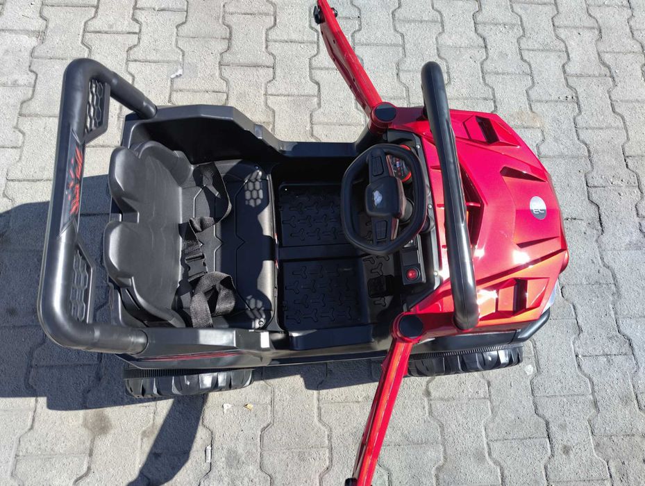 TEXAS акумулаторен джип Fast UTV червен