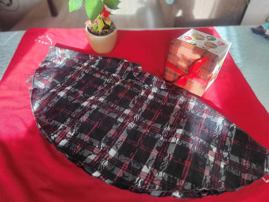 Като нова / празнична пола, Коледа, Нова година,  пола за момиче, лукс