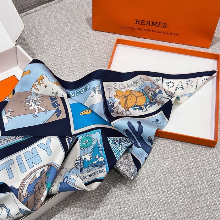 Eşarfa Hermes blue