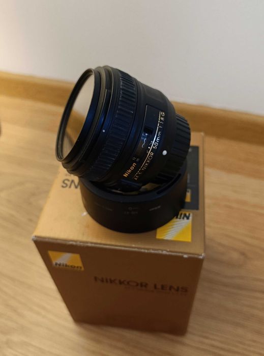 Obiectiv Nikon AF-S NIKKOR 50mm f/1.8G - Full Box + Filtru Rodenstock