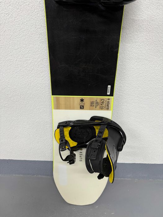 placa snowboard salomon super 8 L163cm