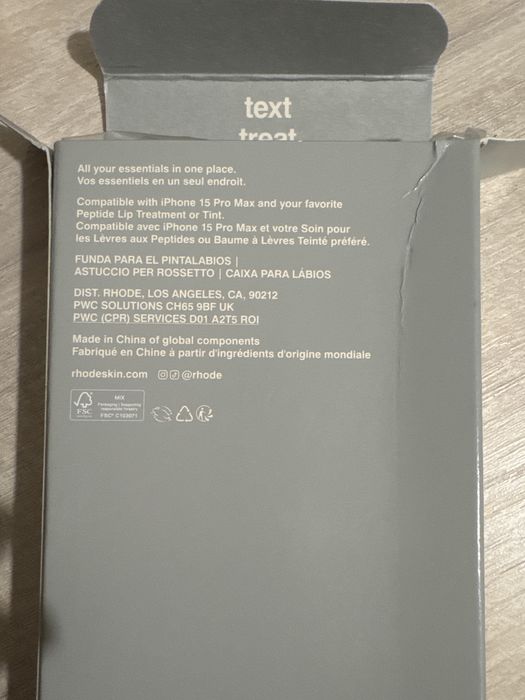 Чехол для iPhone 15 Pro max rhode