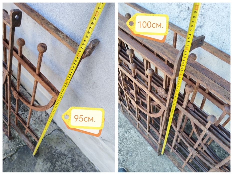 Комплект Стара Кована Ограда, Парапет / 4 Панела / 8 Метра / 120/140кг