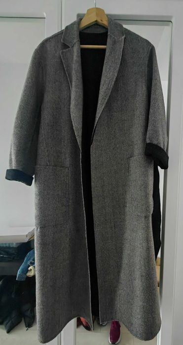 Palton casmir+lana Massimo Dutti