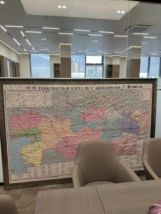 Транспортная карта РК с элеваторами