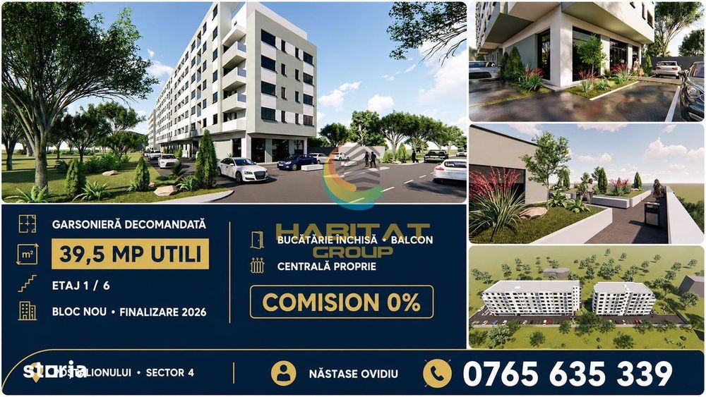 Garsonieră  Poștalionului  Comision 0%
