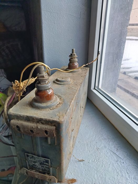 Силовой косинусный конденсатор типа КСТС-0,38-9,4У2