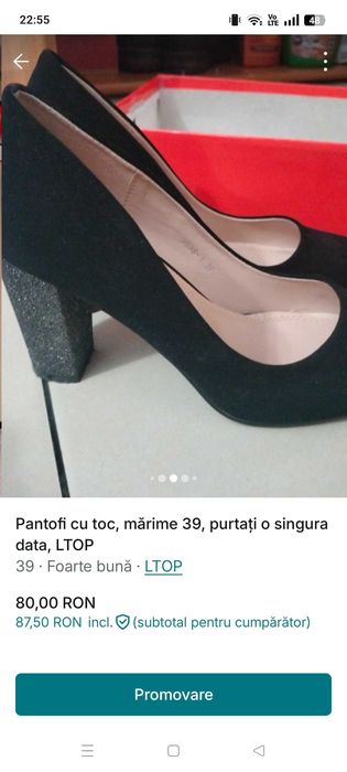 Pantofi dama mărime 39