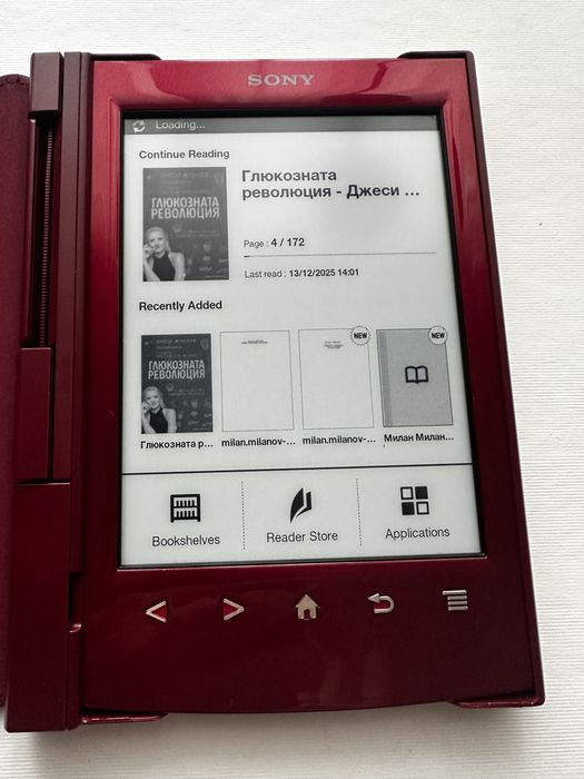 Sony prs T2 електронен четец