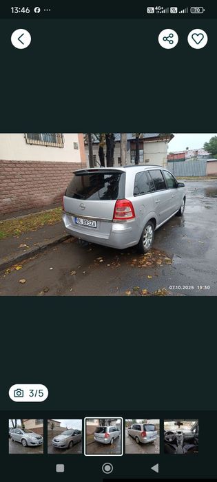 OPEL Zafira 2009 — imagine 3