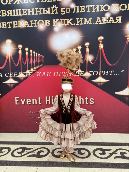 Казахский костюм для девочек