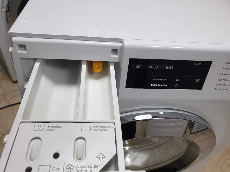 Miele 1600rpm 9кг Wi-Fi TwinDos Подсветка Пералня Миеле 12м Гаранция