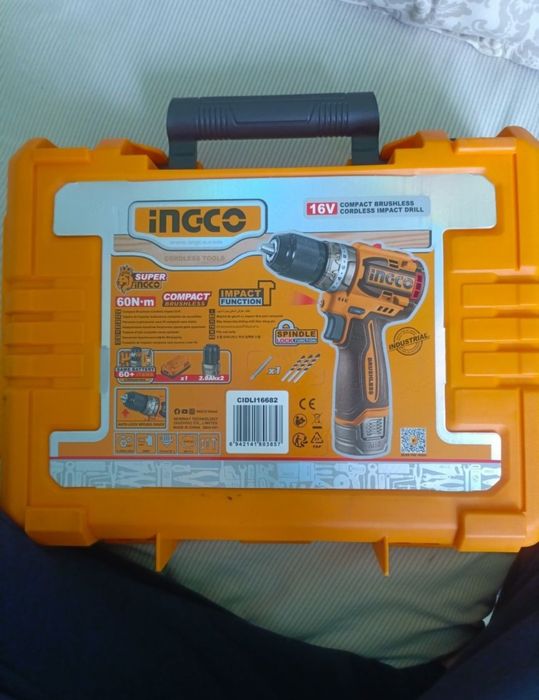 Ingco 16V Brushless Akkumulyatorli Drel (CIDLI16682)