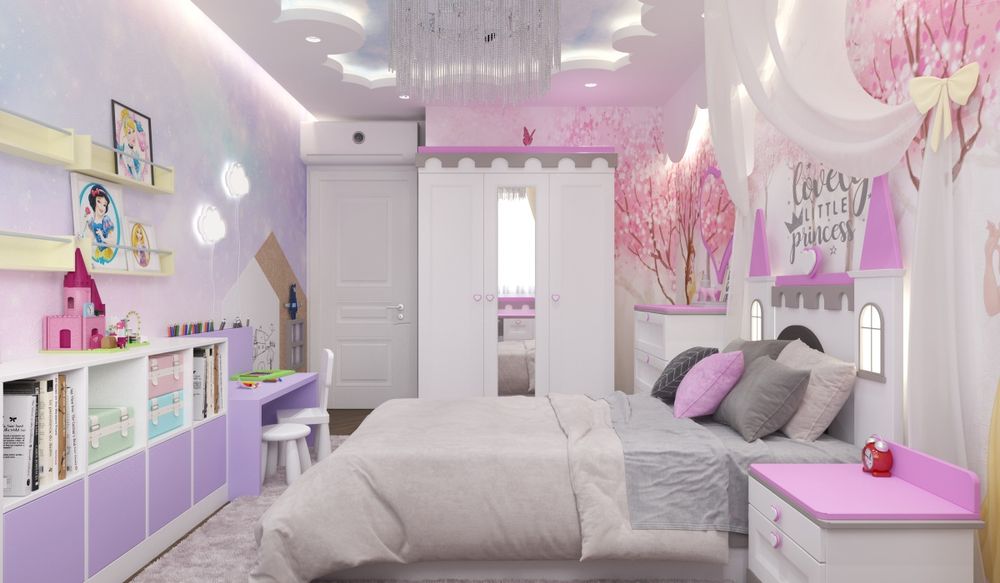 Нови мебели за детска стая Princess castle