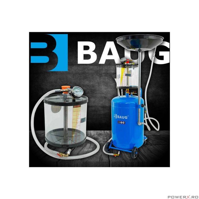 Recuperator pentru ulei uzat cu golire pneumatica, vas control