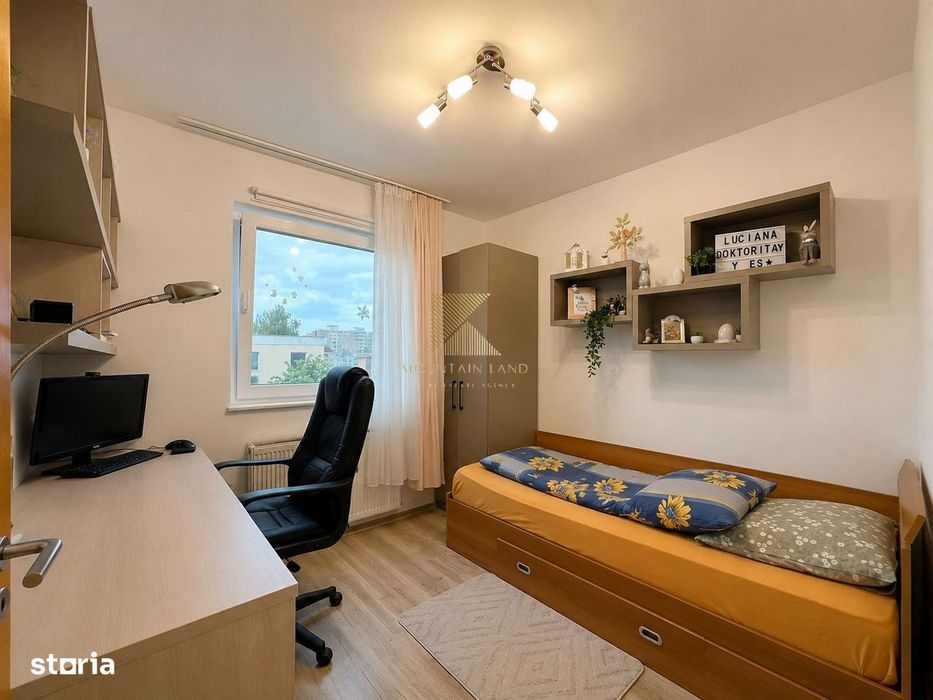 Apartament luminos cu 3 camere, parcare și boxă, zona Astra