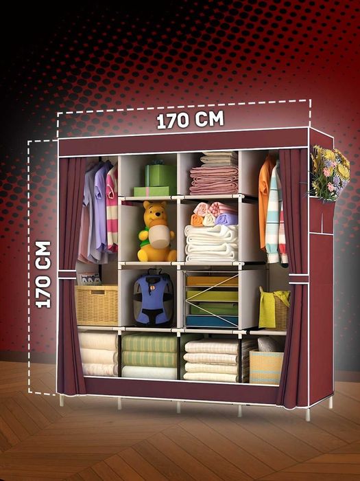 Uy uchun oson yig‘iluvchi kiyim shkaf – ixcham, mustahkam va arzon