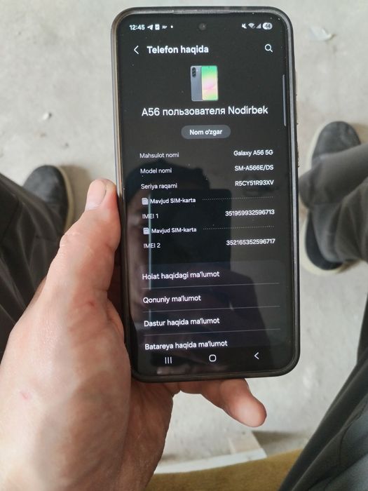 Samsung galaxy A56