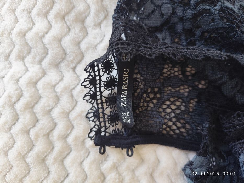 Платье Zara гипюр