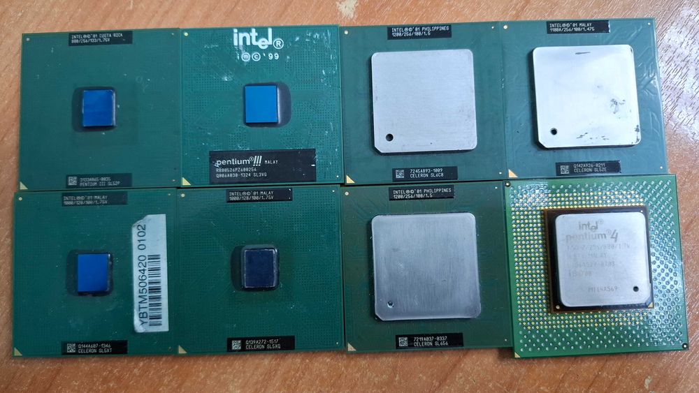 Продам ретро процессоры, платы