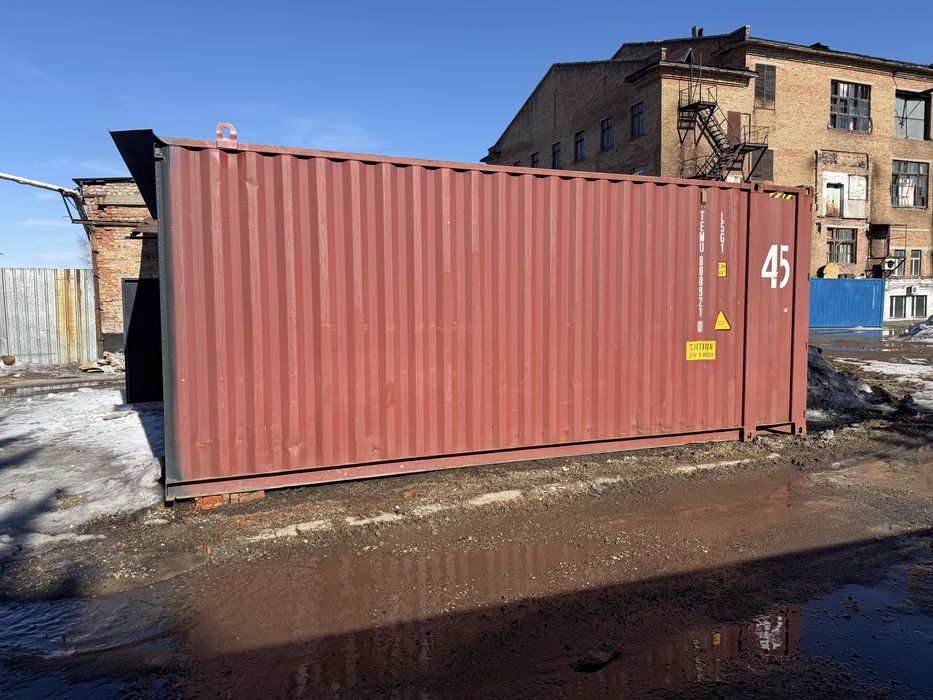 Продам гараж из контэйнера 45 ки