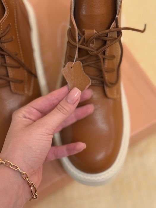 Боти естествена кожа