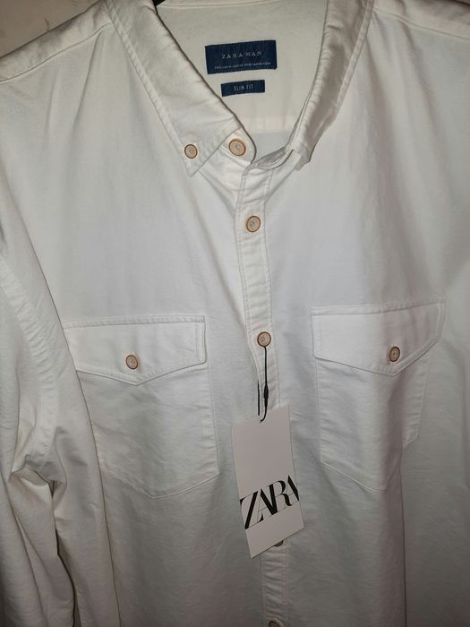 Zara памучна риза XL