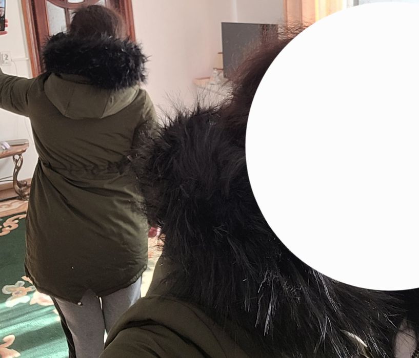 Geaca femei cu doua părți