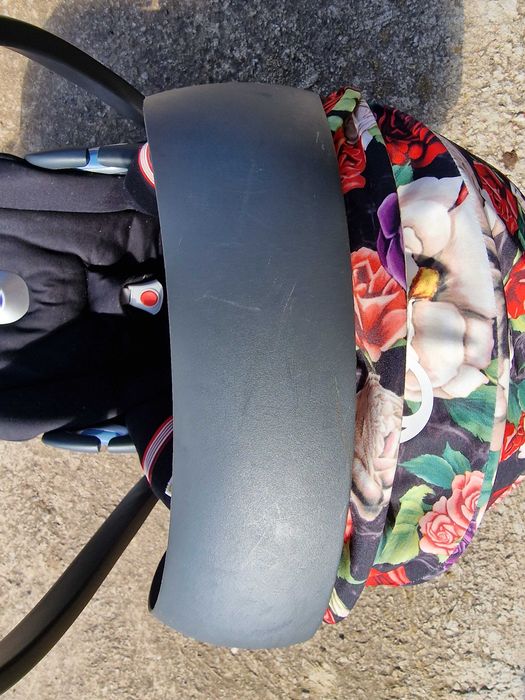 Бебешка количка Lux Spring Blossom Dark