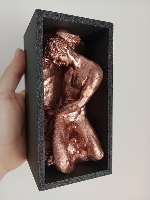 Adonis de Michelangelo, book nook, statuetă decor mitologic biblioteca