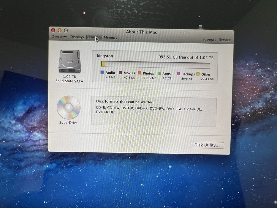 Macbook pro A1278