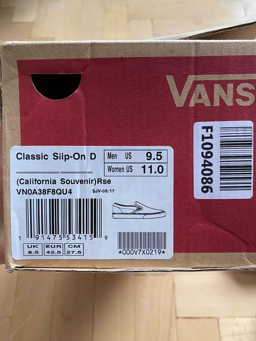 Vans slip on 42.5 нови