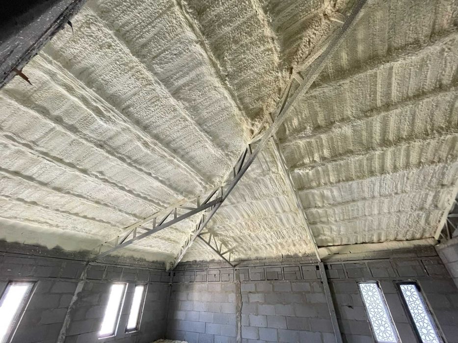 Пена сепиш хизмати ППУ Утепление Мансарды и крыши Pena sepish xizmati