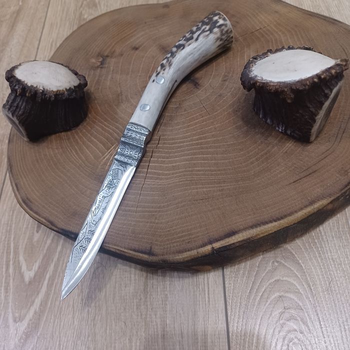 Cutit gravat corn inox